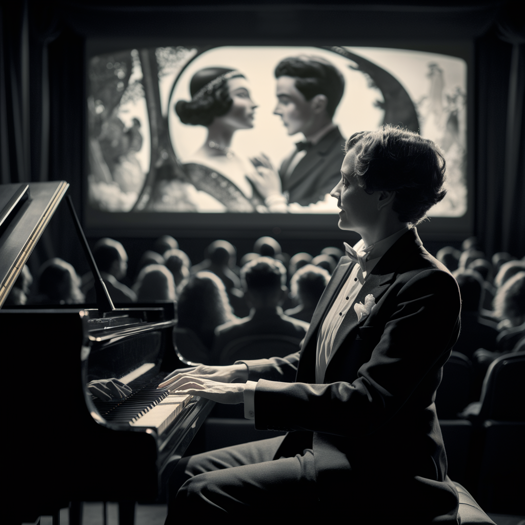 Пианист в немом кинотеатре